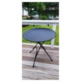 Folding Metal Table 29" H x 29" Di