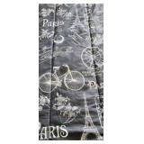 3 Sets of matching Parisian Motif Linens