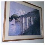 Claude Monet Print "The Railway Bridge at Argenteuil"