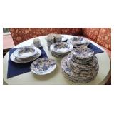 "Staffordshire Engravings" Service for 8