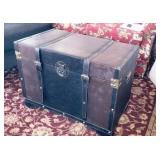 Leather/Wood Trunk