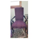 Mahogany Gooseneck Chair