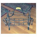 Vintage Metal Magazine Rack