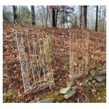 Pair of Metal Trellises