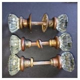 VTG Glass Doorknobs