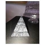 Waterford Crystal Pyramid Paperweight