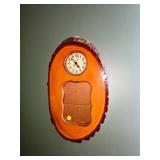 Rustic Picture Frame w/Clock