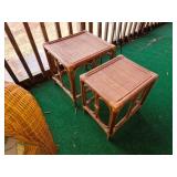 Rattan Nesting Tables