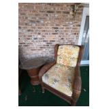 Matching Rattan Side Chair