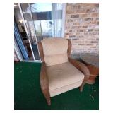Matching Rattan Recliner