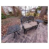 Cast Aluminum Glider/End Tables