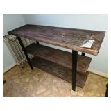 3 Tier Acacia Wood Console Table