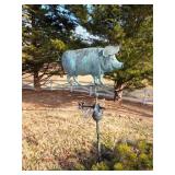 Copper Pig Weathervane