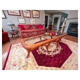 MCM Wood/Glass Coffee Table 