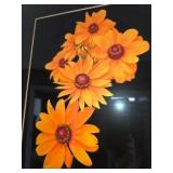 Framed Bob Gibson Photograph 17.5" W x 21" L