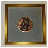 Bronze Medallion "King David" by Salvadore Dali