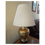 Pair of Vtg. Brass Ginger Jar Lamps