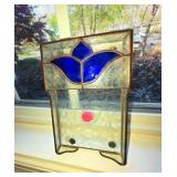Stained Glass Desk Top Paper Holder