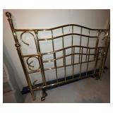 Full/Queen Brass Bed w/frame