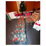 Poinsettia Glassware