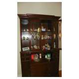 Antique Secretary/China Cabinet