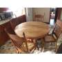 Oak Table and 4 Oak Chairs