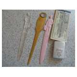 Fuller Brush Letter Openers & Zippo Lighter