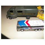 Vintage Toy Truck and Bus