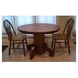 CHILDS TABLE AND 2 CHAIRS