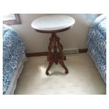 ANTIQUE MARBLE TOP TABLE