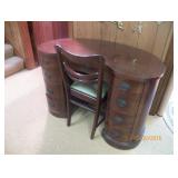 ANTIQUE KIDNEY DESK