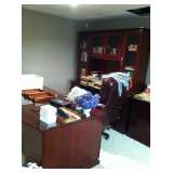 Cherry desk & cabinets