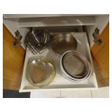 Complete contents of cabinet (BBQ Untinsel Set, Food Processor, Bakeware, Storageware)