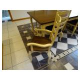 West Point Woodworking LLC, Handmade Amish Maple / Hickory table with 2 leafs & 8 chairs 2 of them a