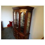 Sumter Cabinet Corp. Korn Industries, Made in USA. China Cabinet with Lite 2 piece *Contents not inc