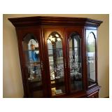 Sumter Cabinet Corp. Korn Industries, Made in USA. China Cabinet with Lite 2 piece *Contents not inc