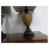 Decrotive Lamps (Pair) 33" Tall (In Working Condition)