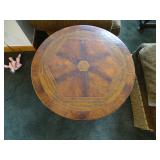 CTH Manu Sherrill, Round End Table, 28" Round x 26" Tall. Paid $2,050.00