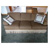 Hickory White, Custom Sofa 88" Long, Fabric Protection, with Accent Pillows, Paid $3,600.00 ** WARNI