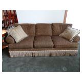 Hickory White, Custom Sofa 88" Long, Fabric Protection, with Accent Pillows, Paid $3,600.00 ** WARNI