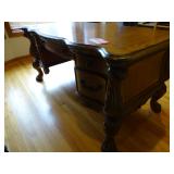 Michael Amini Signature Series by Aico, Desk. Measures: 66 1/2" W x 33" D x 31"T ** WARNING LARGE IT