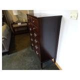 Bassett 8 Drawer Dresser. Measures: 40" W x 19" D x 54" T ** WARNING LARGE ITEM! BRING HELP TO LOAD.