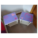 C & T International Night Stands (Pair). Measures: 19 1/2" W x 16" D x 24" T