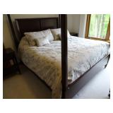 Basset Furniture King Size Bed. *Mattress & Boxspring NOT INCLUDED ** WARNING LARGE ITEM! BRING HELP