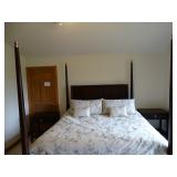 Basset Furniture King Size Bed. *Mattress & Boxspring NOT INCLUDED ** WARNING LARGE ITEM! BRING HELP