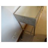 2 Drawer Wall Table Mirror Top. Measures: 45 1/4" W x 15 3/4" D x 32" T ** WARNING LARGE ITEM! BRING