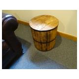 Barrel Crate End Tables (Pair) 20" Tall