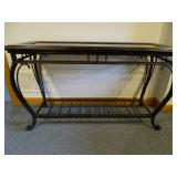 Wall Accent Table. Measures 50" W x 18" D x 30" T ** WARNING LARGE ITEM! BRING HELP TO LOAD. IF YOU 