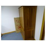Durham Furniture Armoire. Measures: 42" W x 24"D x 72" T ** WARNING LARGE ITEM! BRING HELP TO LOAD. 