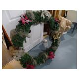 Huge Holiday Wreath. 45" Wide